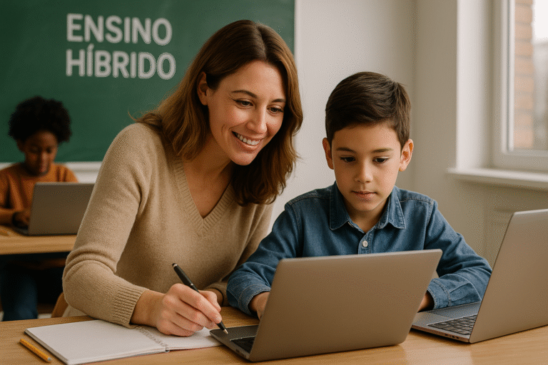 Ensino Híbrido Integrando IA para o Futuro da Educação