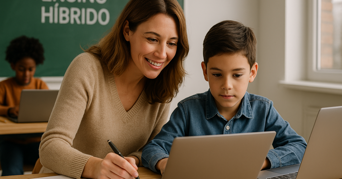 Ensino Híbrido Integrando IA para o Futuro da Educação