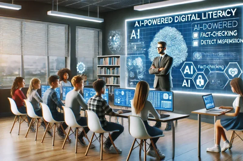 The Role of AI in Enhancing Digital Literacy for Students